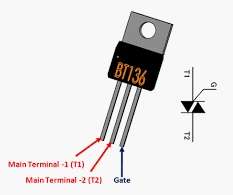 ترایاک bt136,ترایاک bt136-600