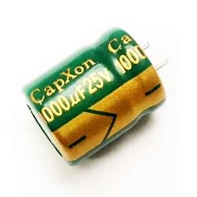خازن الکترولیتی 1000 میکرو فاراد 25 ولت 1000/25
