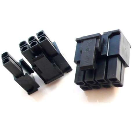 کانکتور 6+2 پین پاور کانکتور ریگ ماینر ATX 6+2pin مشکی