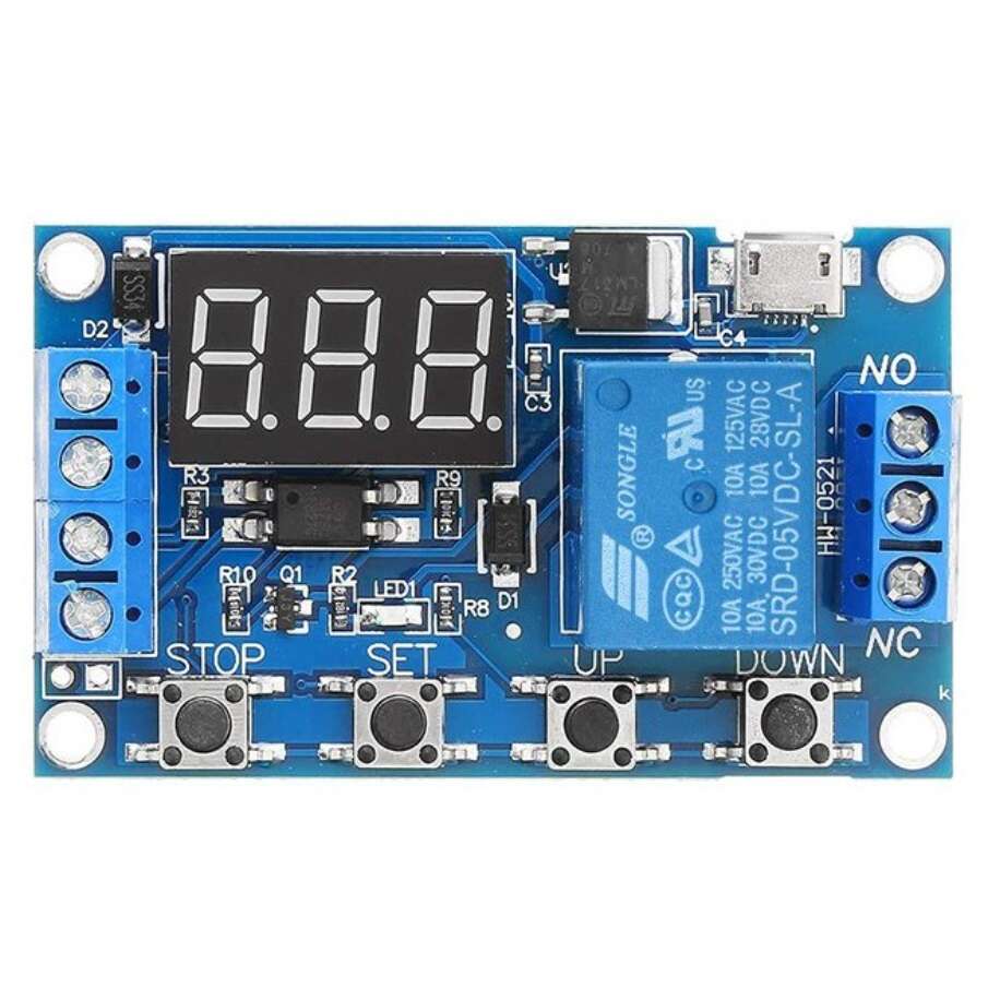 ماژول تایمر timer دیجیتال با رله JZ801