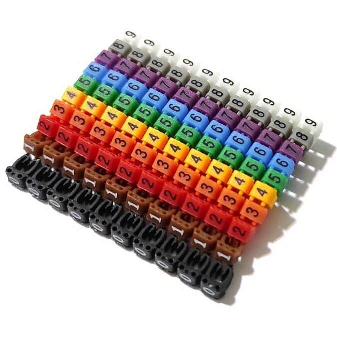 نوار راهنمای سیم عدد 5 شاخه 20 عددی