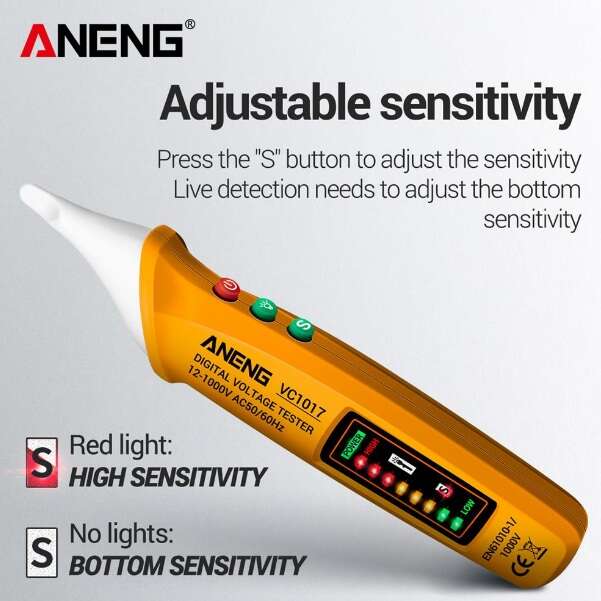 فازمتر قلمی غیرتماسی ANENG مدل VC1017