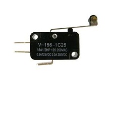میکروسوییچ اهرم دار بزرگ غلتک دار v-156-1c25